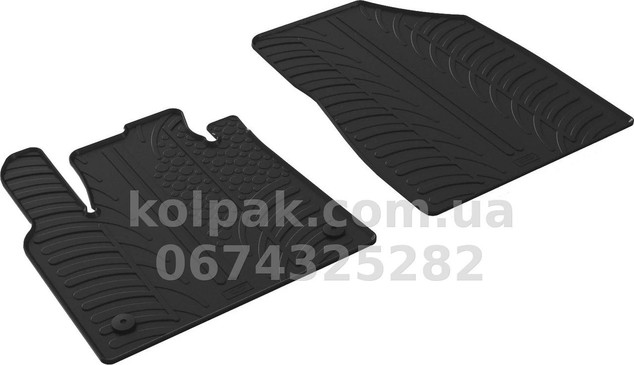 Floor mats for Renault Kangoo 2020-/Mercedes-Benz Citan W420 2021-, 1 row, manual transmission, GledRing, GR 0021 Floor mats for Renault Kangoo 2020-/Mercedes-Benz Citan W420 2021-, 1 row, manual transmission, GledRing, GR 0021 β photo 1