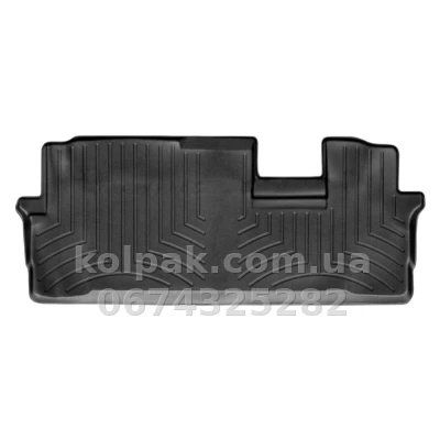 Килимки в салон Honda Pilot 2008-, 3 ряд з бортиком, чорні, Weathertech 441743
