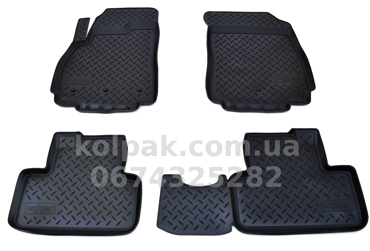 Polyurethane floor mats for Chevrolet Orlando 2011-, Norplast, NPL-Po-12-40 Polyurethane floor mats for Chevrolet Orlando 2011-, Norplast, NPL-Po-12-40 β photo 1