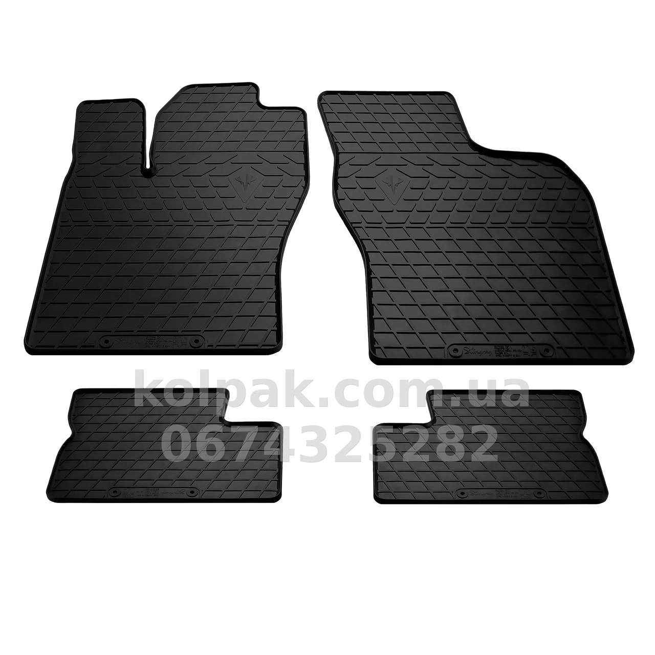 Floor mats for Daewoo Nexia 1995-2008-/Opel Vectra A 1988-/Kadett E 1984-/Astra F 1991-, 4 pcs, Stingray, 1005034 Floor mats for Daewoo Nexia 1995-2008-/Opel Vectra A 1988-/Kadett E 1984-/Astra F 1991-, 4 pcs, Stingray, 1005034 β photo 1
