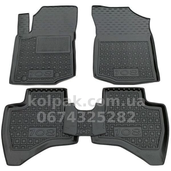 Floor mats for Peugeot 108 2014-, Avto-Gumm, 11754 Avto-Gumm Floor mats for Peugeot 108 2014-, Avto-Gumm, 11754 Avto-Gumm β photo 1