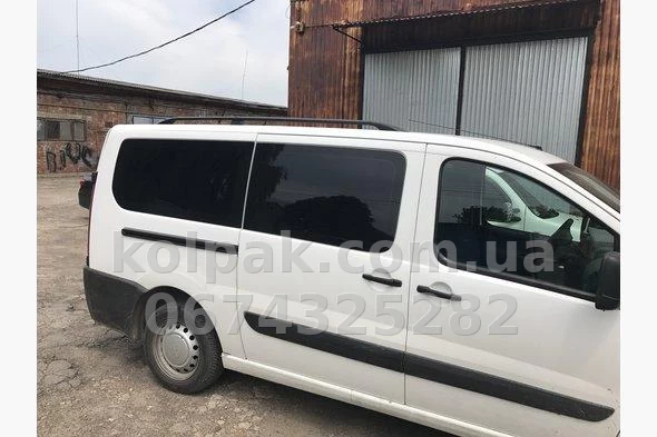 Roof rails for Peugeot Expert / Citroen Jumpy / Fiat Scudo 07 - short wheelbase / black / Abs DDTS DDCNR211 Roof rails for Peugeot Expert / Citroen Jumpy / Fiat Scudo 07 - short wheelbase / black / Abs DDTS DDCNR211 β photo 1