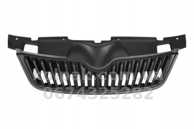 Решітка радіатора Skoda Fabia/Roomster 2007-2010, хромована, AVTM, 186408990