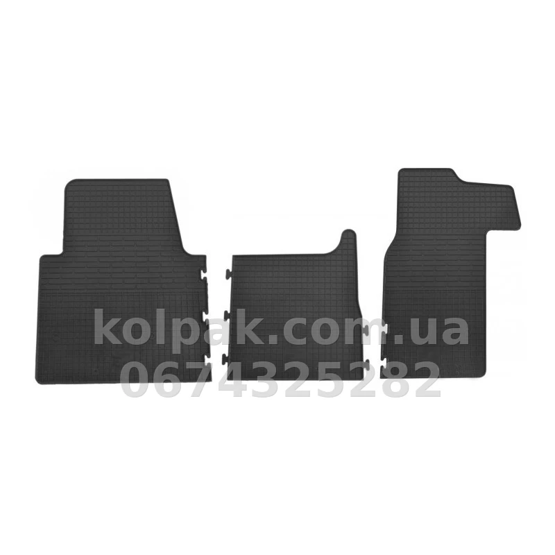 Floor mats for Renault Master 3 2011-/Opel Movano 2 2011-, 3 pcs, Stingray, 1018063 Floor mats for Renault Master 3 2011-/Opel Movano 2 2011-, 3 pcs, Stingray, 1018063 β photo 1