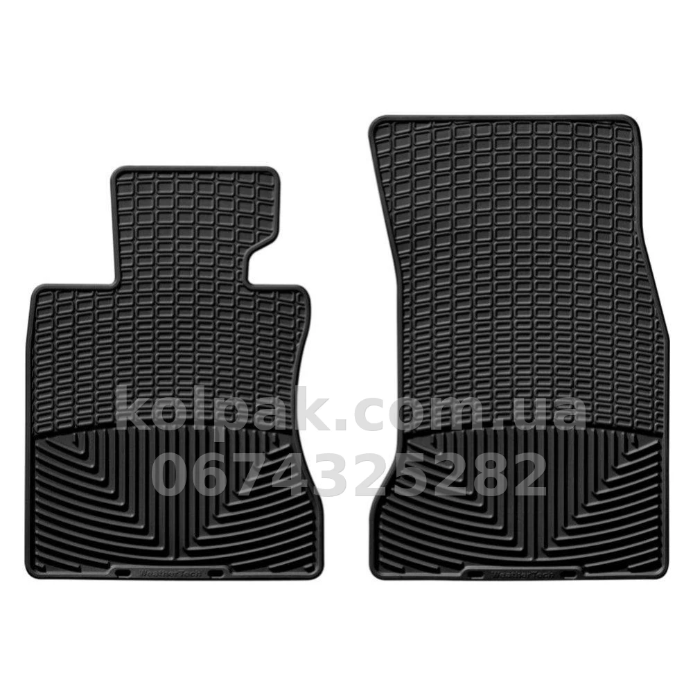 Floor mats for BMW 5-Series E60 2003-2010, front, black, Weathertech W62 Floor mats for BMW 5-Series E60 2003-2010, front, black, Weathertech W62 β photo 1