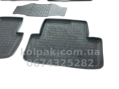 Floor mats for Renault Megane 3 2008-, Rubber, 5 pcs, Seintex, 83252 — photo 6