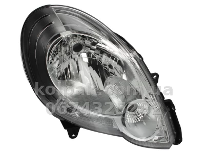 Передня права фара Renault Kangoo 2008-2013, H4, електричне регулювання, Depo, 551-1176R-LD-EM Передня права фара Renault Kangoo 2008-2013, H4, електричне регулювання, Depo, 551-1176R-LD-EM