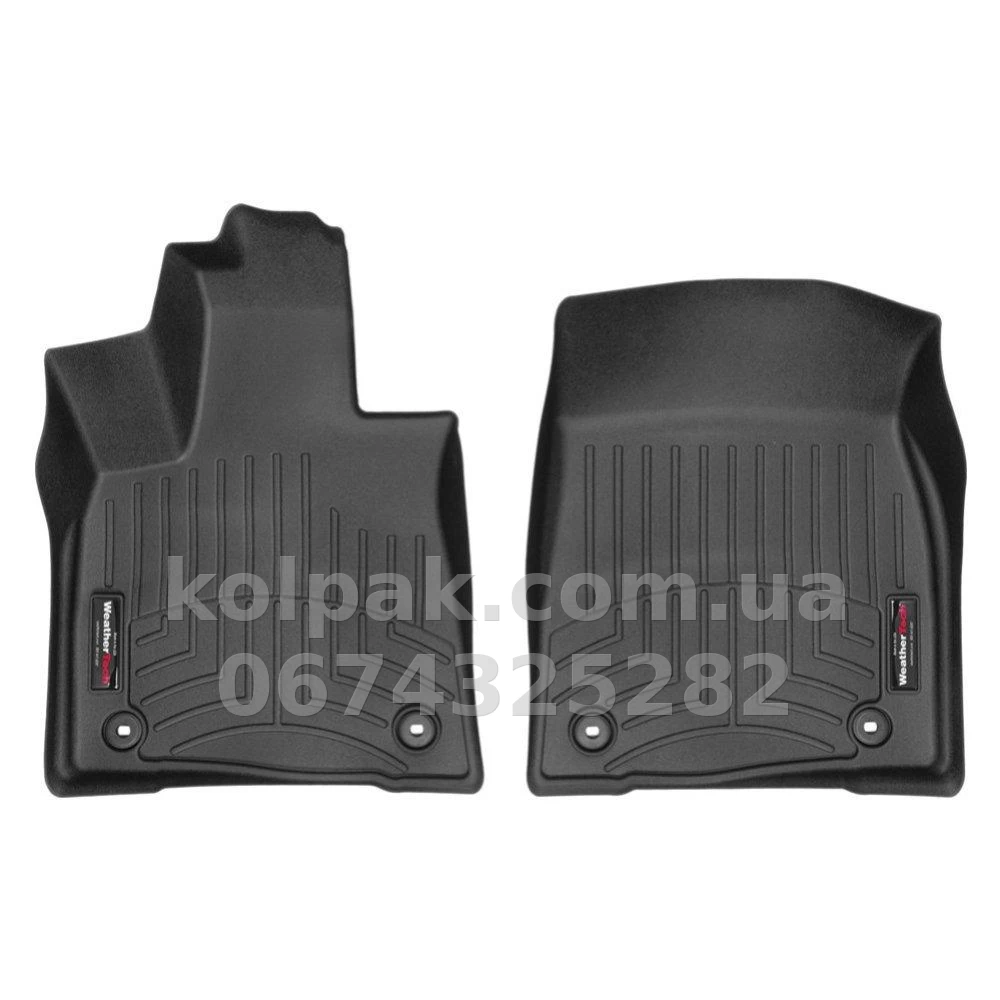 Килимки в салон Lexus RX 2016-, з бортиком, передні, чорні, Weathertech 448861 Килимки в салон Lexus RX 2016-, з бортиком, передні, чорні, Weathertech 448861 — фото 1