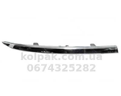 Правий молдинг решітки радіатора Honda CR-V 2012-2015, хромований, AVTM, 183028996 Правий молдинг решітки радіатора Honda CR-V 2012-2015, хромований, AVTM, 183028996