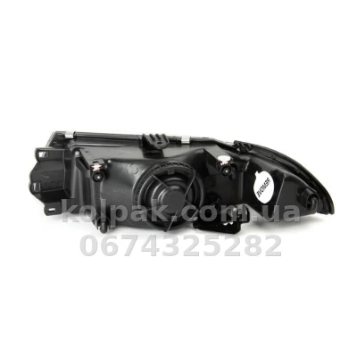 Front right headlight Mitsubishi Carisma 2000-2006, black, H4, electric adjustment, Depo, 214-1157R-LDEM2 — photo 2