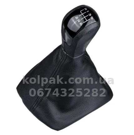 Чохол важеля КПП Skoda Octavia A5 2004-2009, + ручка 6 передач КПП, AVTM, 111639702 Чохол важеля КПП Skoda Octavia A5 2004-2009, + ручка 6 передач КПП, AVTM, 111639702 — фото 1