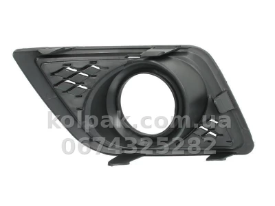Ліва решітка бампера Ford Fiesta 2006-2008, з отвором для протитуманної фари, AVTM, 1375902, 2805 995 — фото 2