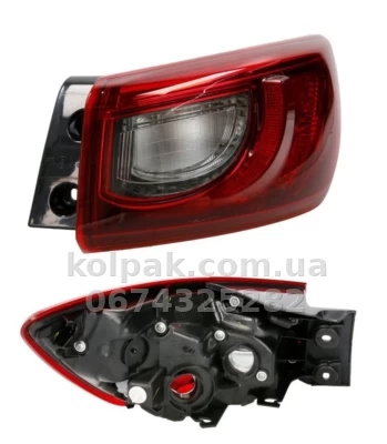 Rear right light Mazda CX-3 2015-2017, without bulbs, without bulb holder, outer, Depo, 216-19ACR-UE — photo 2