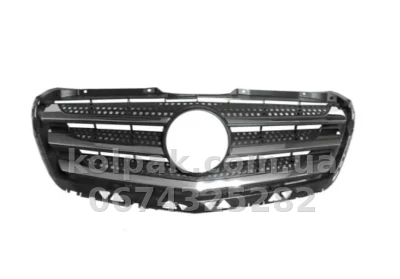 Решітка радіатора Mercedes-Benz Sprinter 2013-, чорна, AVTM, 184628990