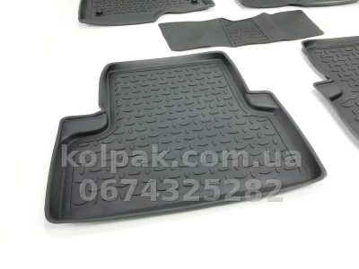 Floor mats for Honda Accord 2008-2012, Rubber, 5 pcs, Seintex, 86251 — photo 5
