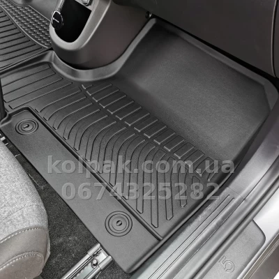 Всепогодні килимки в салон Hyundai Ioniq 5 нерухома центральна консоль 2022–2026 HAVOC™ Maximum Coverage — фото 4