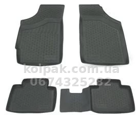 Polyurethane floor mats for Lifan Smily 320 2008-, L.Locker, 231030101 Polyurethane floor mats for Lifan Smily 320 2008-, L.Locker, 231030101 β photo 1