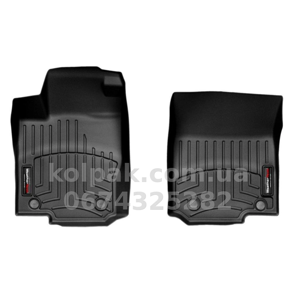 Килимки в салон Mercedes-Benz GL-Class/ML-Class 2012-, з бортиком, передні, чорні, Weathertech 444011 Килимки в салон Mercedes-Benz GL-Class/ML-Class 2012-, з бортиком, передні, чорні, Weathertech 444011 — фото 1