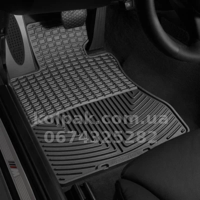 Floor mats for BMW 5-Series E60 2003-2010, front, black, Weathertech W62 Floor mats for BMW 5-Series E60 2003-2010, front, black, Weathertech W62 β photo 2
