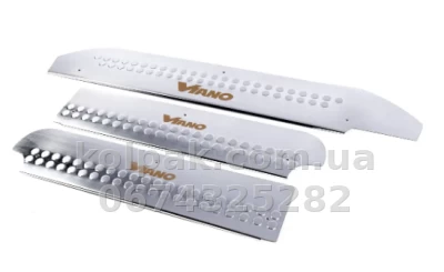 Chrome inner door sill trims (4 pcs) Mercedes-Benz Viano W639 2003-2014, Carmos, 6450110 Chrome inner door sill trims (4 pcs) Mercedes-Benz Viano W639 2003-2014, Carmos, 6450110 β photo 2