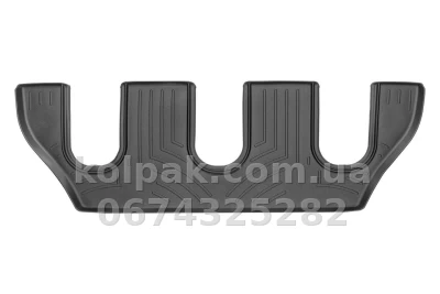 Килимки в салон Tesla Model X 2017-, 3 ряд, з бортиком, чорні, Weathertech 448693 Килимки в салон Tesla Model X 2017-, 3 ряд, з бортиком, чорні, Weathertech 448693