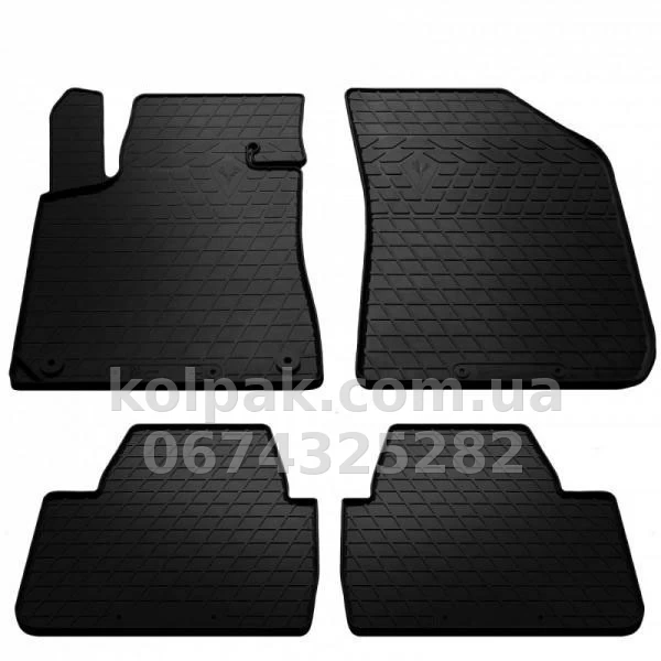 Floor mats for Peugeot 308 T9 CW 2013-, with plastic clips, 4 pcs, Stingray, 1016284 Floor mats for Peugeot 308 T9 CW 2013-, with plastic clips, 4 pcs, Stingray, 1016284 β photo 1