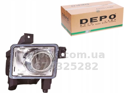 Передня права протитуманна фара Opel Vectra C 2002-2005, Sport, хром відбивач, без ламп, Depo, 4422014RUE Передня права протитуманна фара Opel Vectra C 2002-2005, Sport, хром відбивач, без ламп, Depo, 4422014RUE