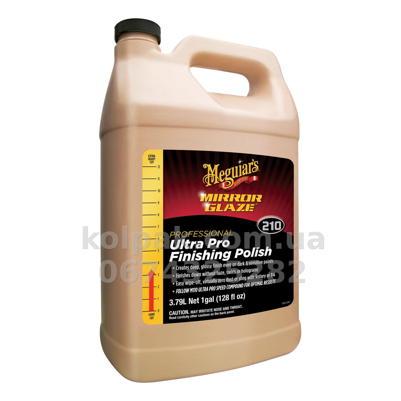 Ультрафінішна полірувальна паста Meguiars Ultra Pro Finishing Polish 3,79л Meguiars M21001 Ультрафінішна полірувальна паста Meguiars Ultra Pro Finishing Polish 3,79л Meguiars M21001 — фото 1