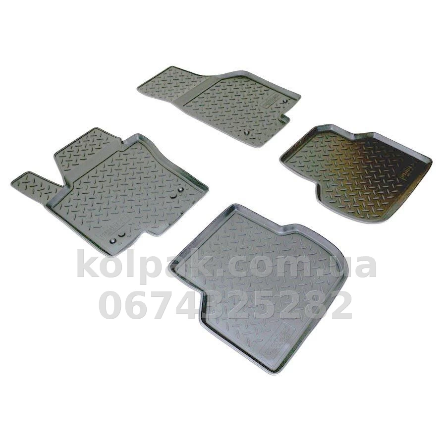 Polyurethane floor mats for Volkswagen Jetta 2011-, Norplast, NPL-Po-95-22 Polyurethane floor mats for Volkswagen Jetta 2011-, Norplast, NPL-Po-95-22 β photo 1