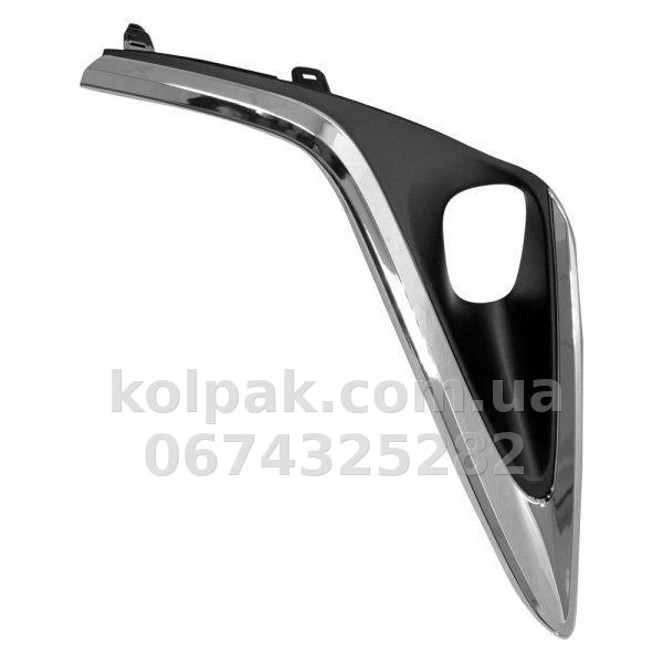 Kratka zderzaka prawa Lexus ES 2015-2018, czarna/chrom, AVTM, 8148106070, 188169912 Kratka zderzaka prawa Lexus ES 2015-2018, czarna/chrom, AVTM, 8148106070, 188169912 — zdjęcie 1
