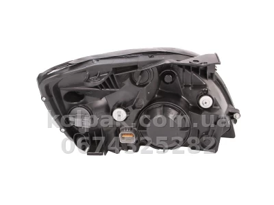 Передня ліва фара Kia Rio 2 2005-2010, H4, з білим покажчиком повороту, електричне регулювання, Depo, 223-1123L-LD-EM Передня ліва фара Kia Rio 2 2005-2010, H4, з білим покажчиком повороту, електричне регулювання, Depo, 223-1123L-LD-EM — фото 2