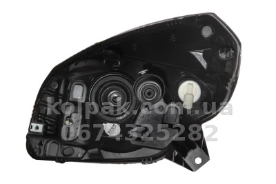 Front right headlight Dacia Sandero/Renault Sandero 2008-2011, H4, black frame, electric/manual adjustment, Depo, 551-1170R-LDEM2 — photo 2