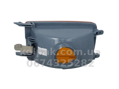 Right indicator light Volkswagen Golf 3/Vento 1991-1997, in bumper, yellow, without bulb holder, Depo, 441-1606R-UE-Y Right indicator light Volkswagen Golf 3/Vento 1991-1997, in bumper, yellow, without bulb holder, Depo, 441-1606R-UE-Y β photo 2