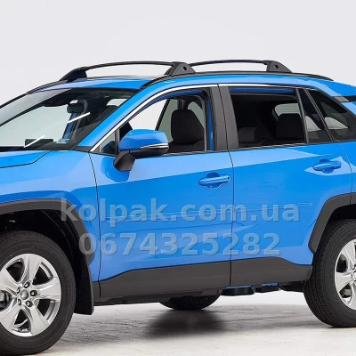 Поперечки HAVOC на рейлінги Toyota RAV4 XA50 2019–2025, чорні — фото 3