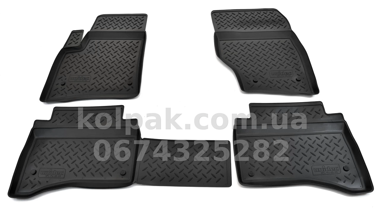 Polyurethane floor mats for Volkswagen Touareg 2002-2010, Norplast, NPL-Po-95-55 Polyurethane floor mats for Volkswagen Touareg 2002-2010, Norplast, NPL-Po-95-55 β photo 1