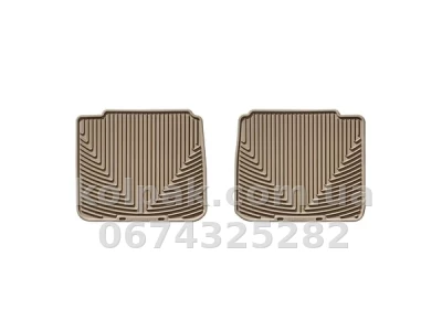 Килимки в салон Mercedes-Benz C-Class W204 2008-2014, задні бежеві, Weathertech W90TN