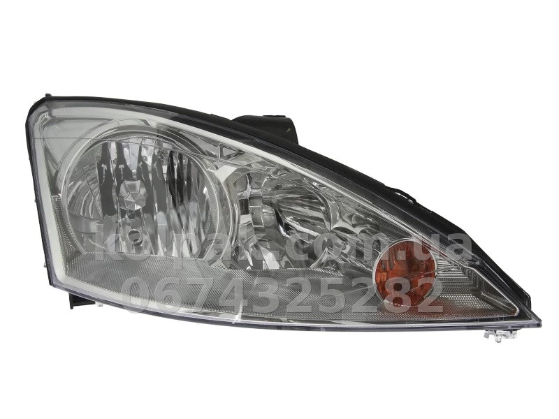 Front right headlight Ford Focus 1 2001-2003, H7/H1, electric adjustment, Depo, 431-1152R-LD-EM Front right headlight Ford Focus 1 2001-2003, H7/H1, electric adjustment, Depo, 431-1152R-LD-EM β photo 1