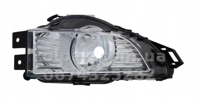 Передня ліва протитуманна фара Opel Insignia 2008-2013, без ламп (H10), Depo, 4422025LUQ