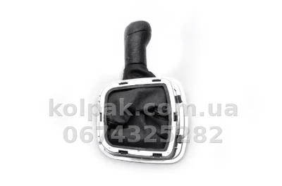 Gear lever gaiter Volkswagen Polo 2009-, + handle 6 gears, chrome, AVTM, 111642502 Gear lever gaiter Volkswagen Polo 2009-, + handle 6 gears, chrome, AVTM, 111642502 β photo 3