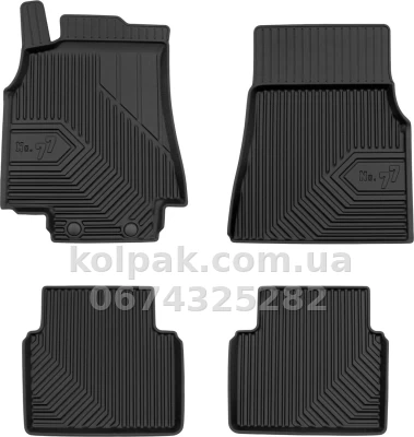 Килимки в салон Mercedes-Benz B-Class W245 2005-2011, з бортиком, Frogum, FG 77408111