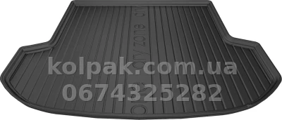 Boot mat for Hyundai Santa Fe 2018-2020, 5 seats, with double organiser, Dry-Zone, Frogum FG DZ406865 — photo 2