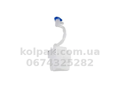 Бачок омивача Seat Altea 2004-2013/Leon 2005-2012/Toledo 2005-2009/Skoda Octavia A5 2005-2012/Superb/Yeti 2009-2015, 1 отвір для насоса, отвір під датчик-насос, із кришкою, із горловиною, AVTM, 186407100