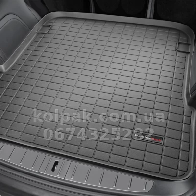 Boot mat for Tesla Model X 2017-, large, black, WeatherTech 40858 — photo 2